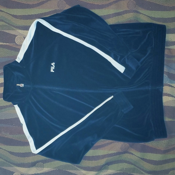 Fila Other - Fila Retro  mens velour track jacket
